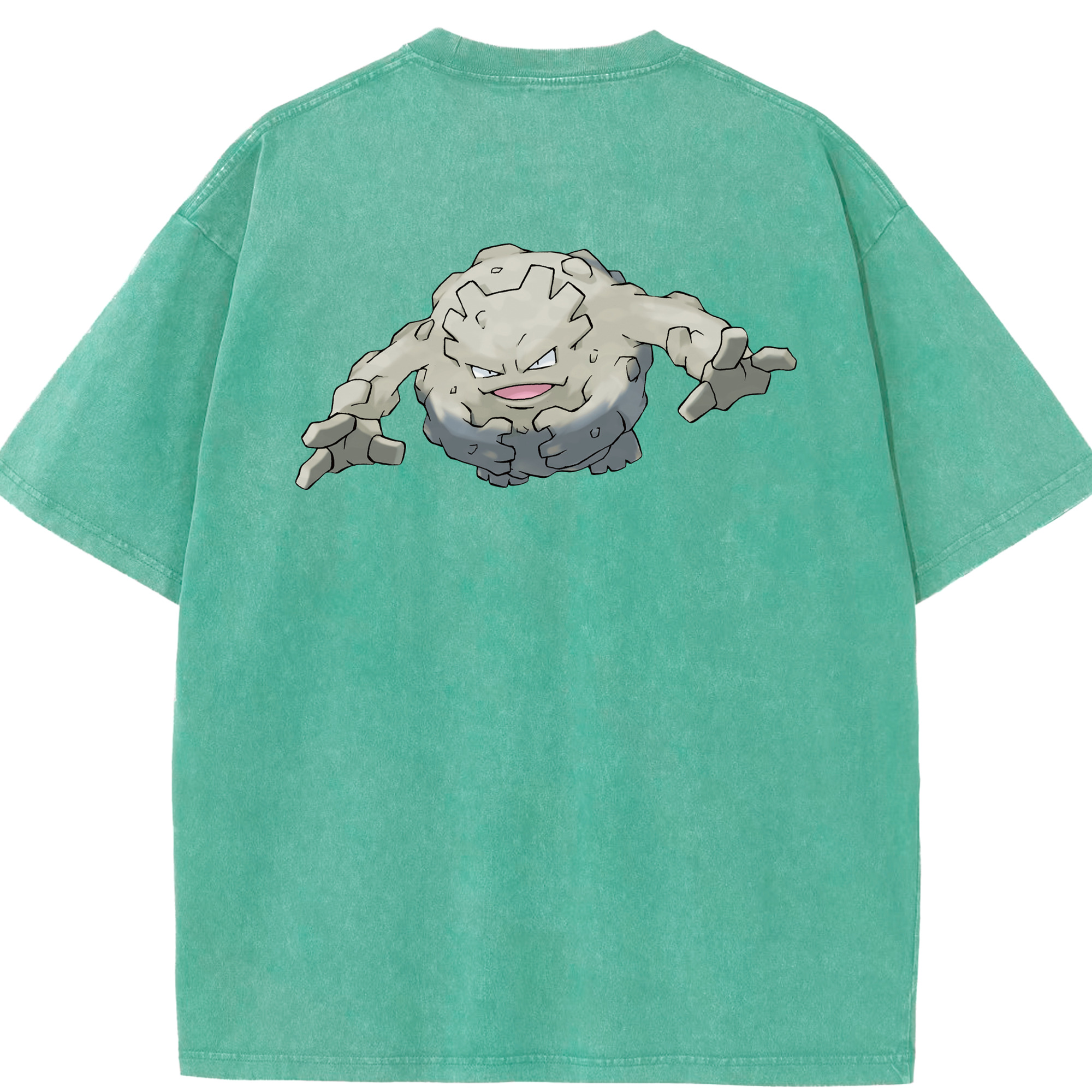 （画像用） ポケットモンスター Pokémon 綿100% ヴィンテージ風 半袖Tシャツ（背面プリント）
